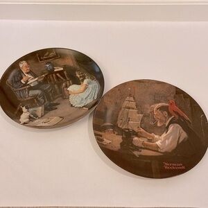 Norman Rockwell plates